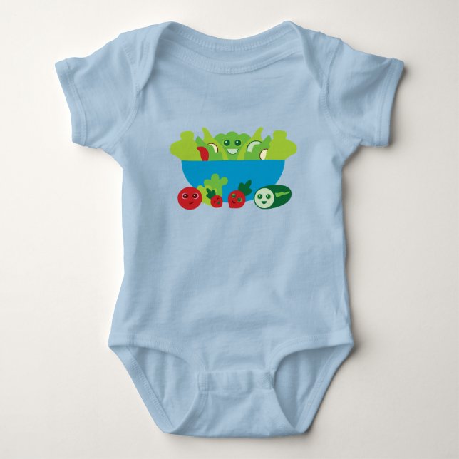 Cute Salad T-shirt (Framsida)
