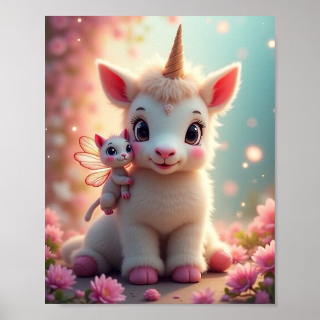 Cute sällsynt animal poster (Framsidan)