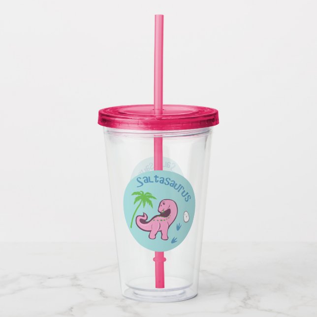 Cute Saltasaurus Take Away Mugg (Framsida)