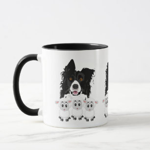 Cute Samlare Hund & får Mugg
