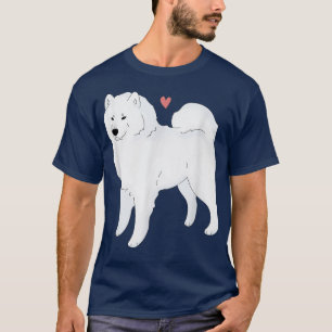 Cute Samoyed Sammy Hund Kärlek T Shirt