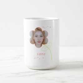Cute Sana Kpop Tonåring estetiskt Kaffemugg