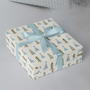 Cute Sandinavian Julgranar Presentpapper