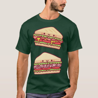 Cute Sandwiches Doodles T Shirt