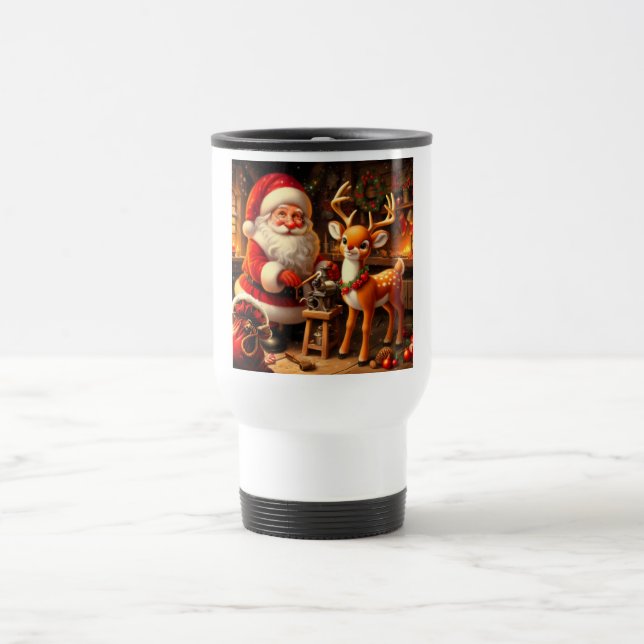 Cute Santa and Reindeer Resemugg (Center)