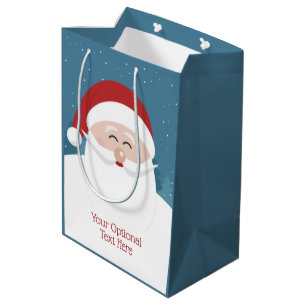 Cute Santa anpassningsbar-presentsäckar