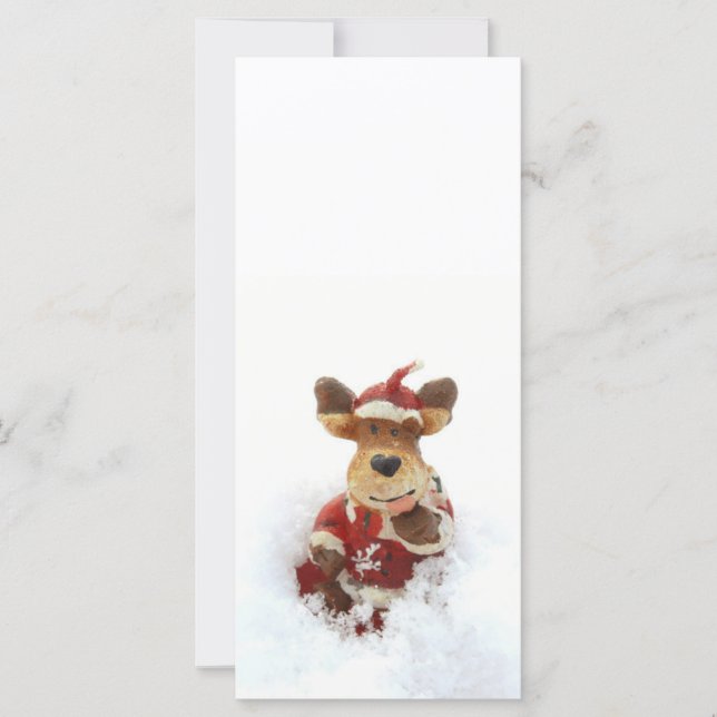 Cute Santa Bear i bokmärket Snö (Framsida)