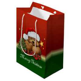 Cute Santa Bear Medium-julklapp