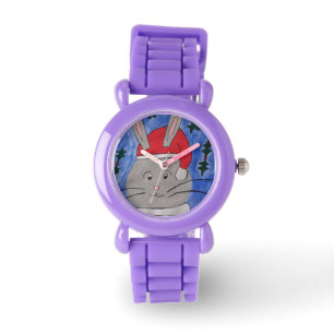 Cute Santa Bunny Armbandsur