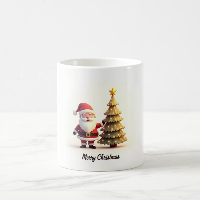 Cute Santa Christmas Mug Kaffemugg (Center)