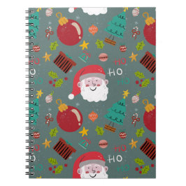 Cute Santa Christmas Notebook Anteckningsbok