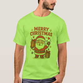  Cute Santa Claus Christmas Art –  Merry Christmas T Shirt