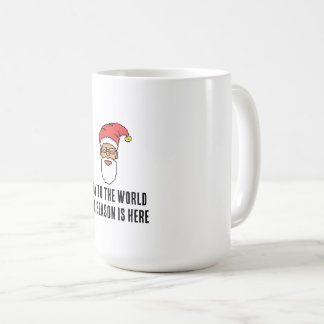 Cute Santa Claus Christmas Design Kaffemugg