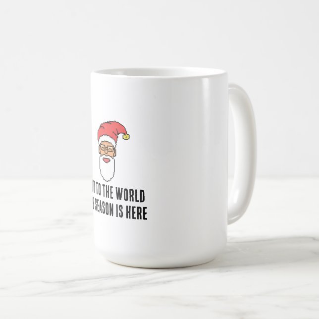 Cute Santa Claus Christmas Design Kaffemugg (Framsida höger)