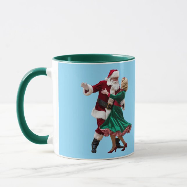 Cute Santa Dancing Mugg (Vänster)