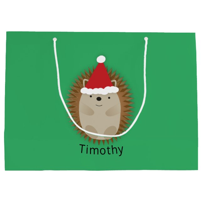 Cute Santa Hedgehog (Baksidan)