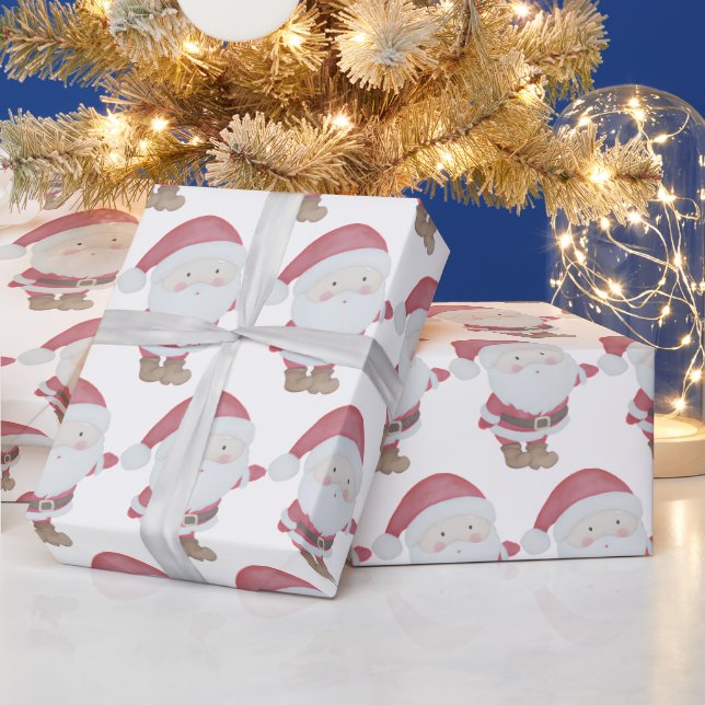 Cute Santa Helgdag Presentpapper (Helgdagar)