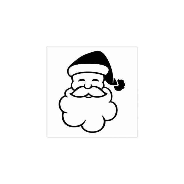 Cute Santa Helgdagars Kids DIY Art Craft Stämpel (Tryck)