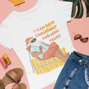 Cute Santa Humor-citat Klar jul Kvinnor T Shirt