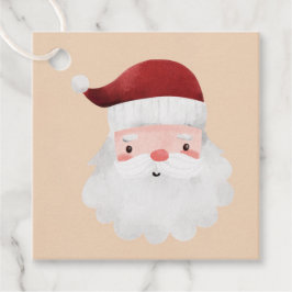 Cute Santa Juletiketters Gåvor Etiketter
