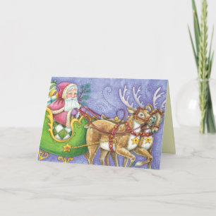 Cute Santa - Kids julkort Helgkort