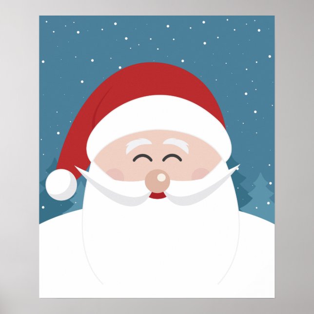 Cute Santa poster (Framsidan)
