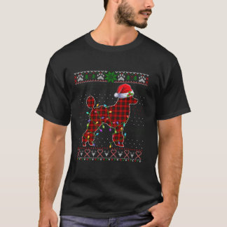 Cute Santa Red Play Pudel Light Ugly jul S T Shirt