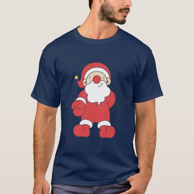 Cute Santa T Shirt (Framsida)