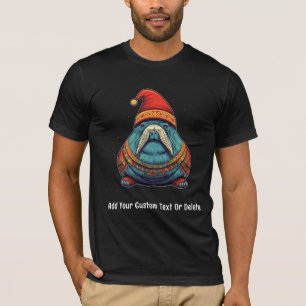 Cute Santa Walrus-julklappar Walrus Älskare T Shirt