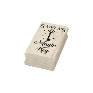 Cute Santa's Magic Nyckel Stämpel