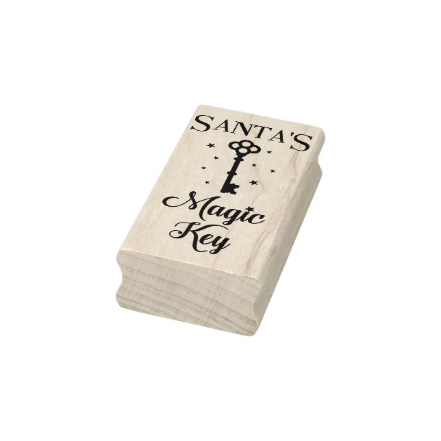 Cute Santa's Magic Nyckel Stämpel (Stämpel)