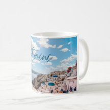 Cute Santorini - Grekland Mugg