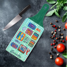 Cute sardines cans crustaceans mint striped long