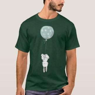 Cute Sassy Bunny Rabbit & Balloon Birthday & Gif T Shirt