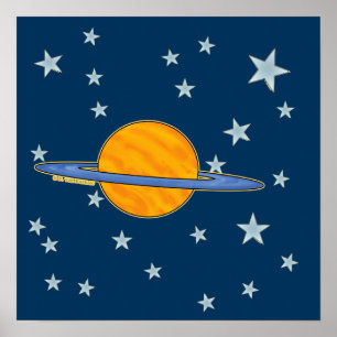 Cute Saturnus Poster