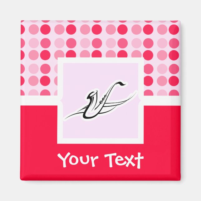 Cute Saxophone Magnet (Framsidan)