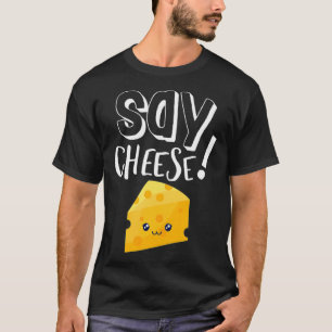 Cute say Cheese och Smile Photography Funny Photog T Shirt