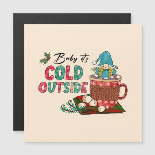 Cute Scandinavian jul Gnome & Hett Cocoa