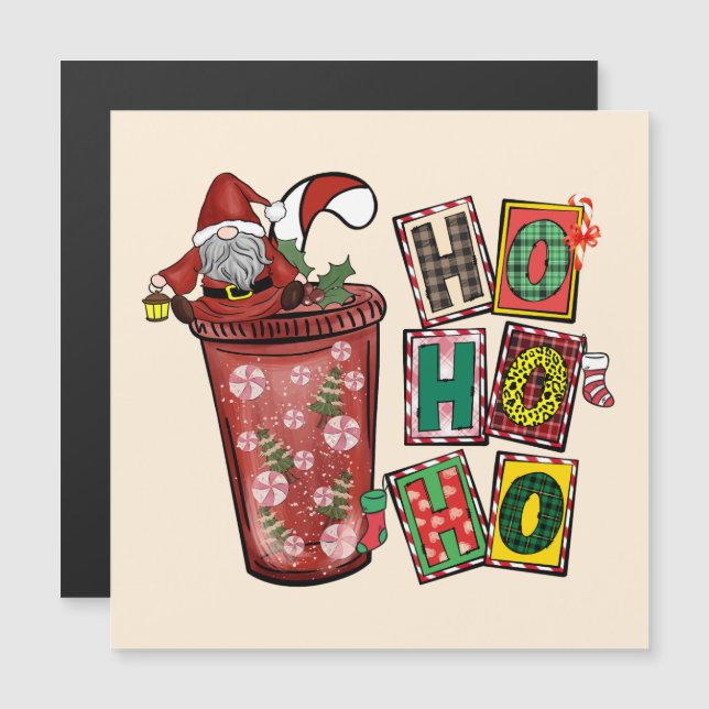 Cute Scandinavian Jultomten Gnome - jul Kopp (Fram/baksida)