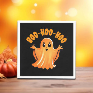 Cute Scary Halloween Ghost Pappersservett