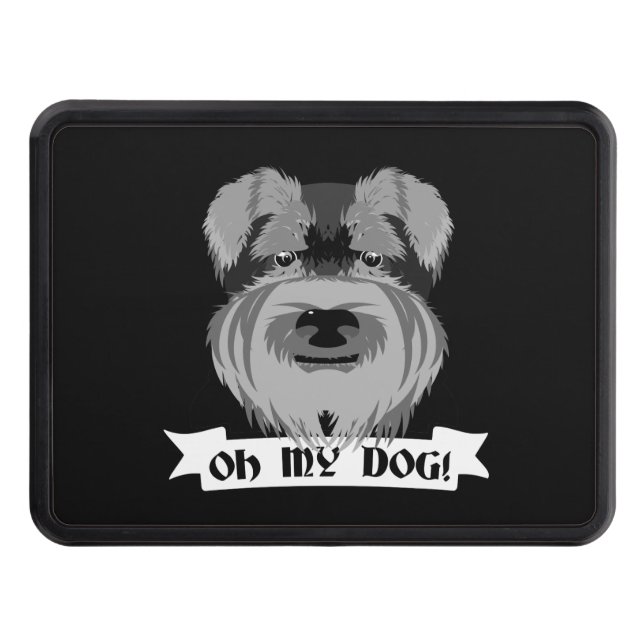 Cute Schnauzer Oh Min Hund Dragkroksskydd (Framsidan)