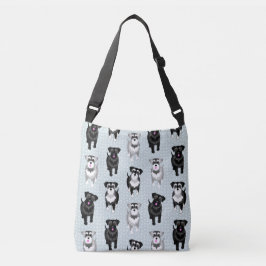 Cute Schnauzers Axelväska