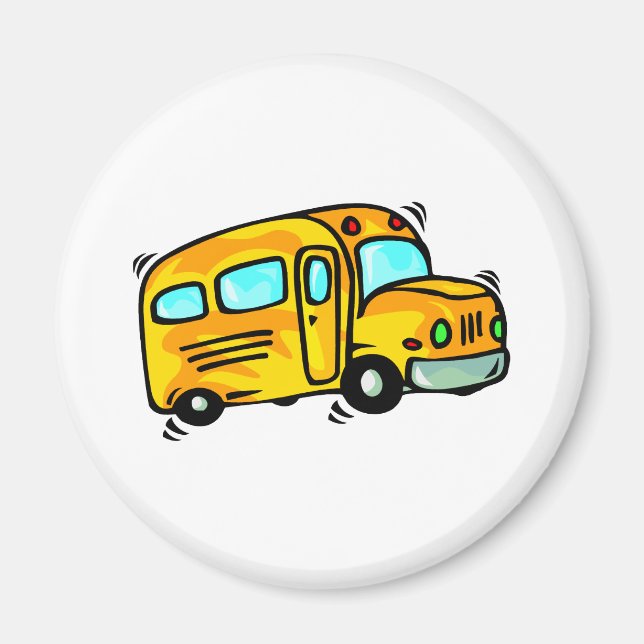 Cute School Buss Magnet (Framsidan)
