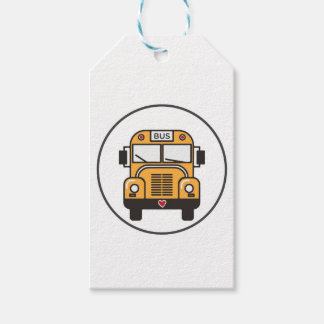 Cute School Buss Presentetikett