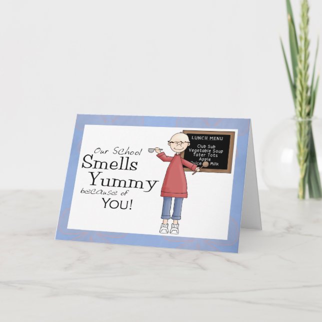 Cute School Cook Apprecition Tack (Framsida)