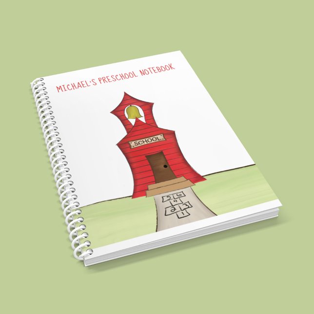 Cute School Personlig Keepsak Anteckningsbok (Personalized cute school notebook.)