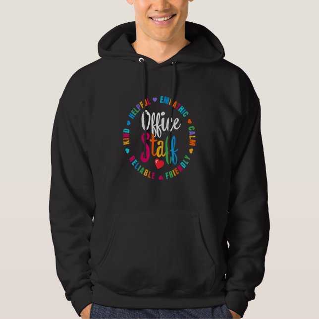 Cute School Secretary Admin Apprecition Front of Hoodie (Framsida)