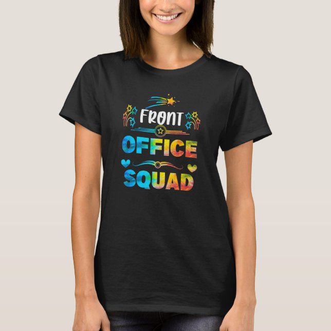 Cute School Secretary Admin Apprecition Front of T Shirt (Framsida)