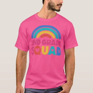Cute School Teacher 2nd Klass Squad med Retro Rai T Shirt