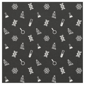 Cute Science Fabric Tyg